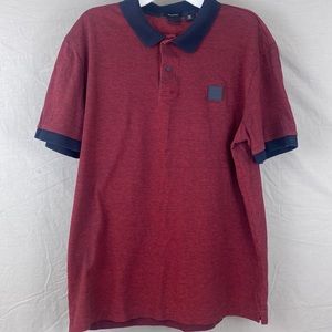 HUGO BOSS  with Logo badge polo shirt short sleeve PIMO COTTON